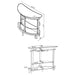 Amarillo Home Bar - De Avenue Furniture