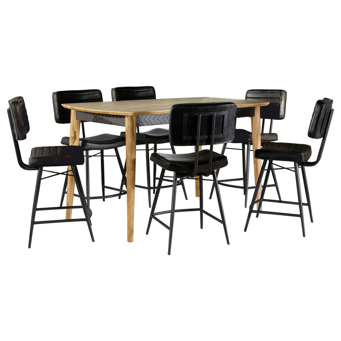 Partridge Counter Height Dining Set - De Avenue Furniture