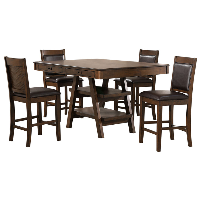 Dewey Counter Height Dining Set - De Avenue Furniture