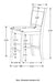 Dewey Counter Height Dining Set - De Avenue Furniture