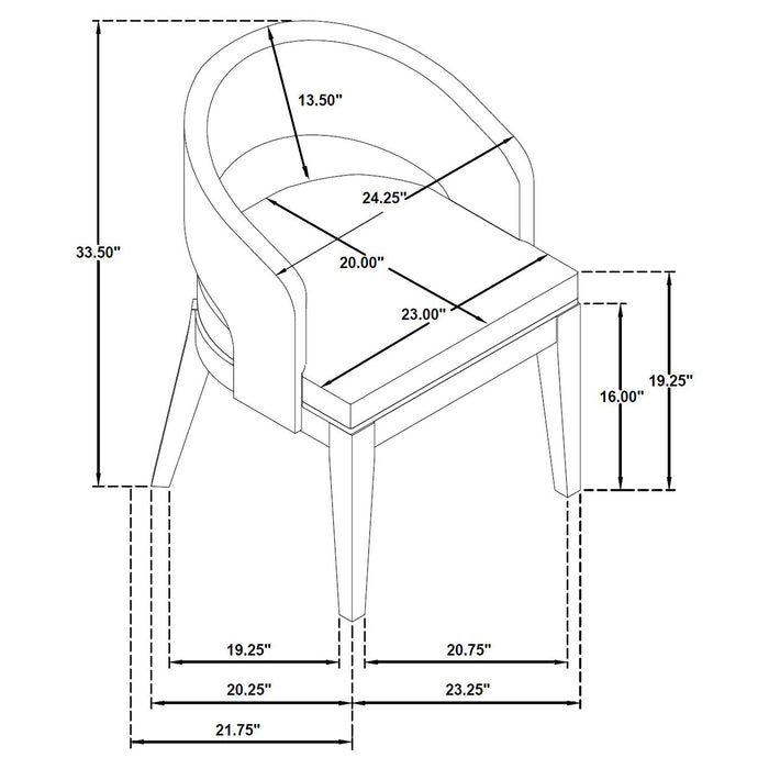 Leandro Dining Set - De Avenue Furniture