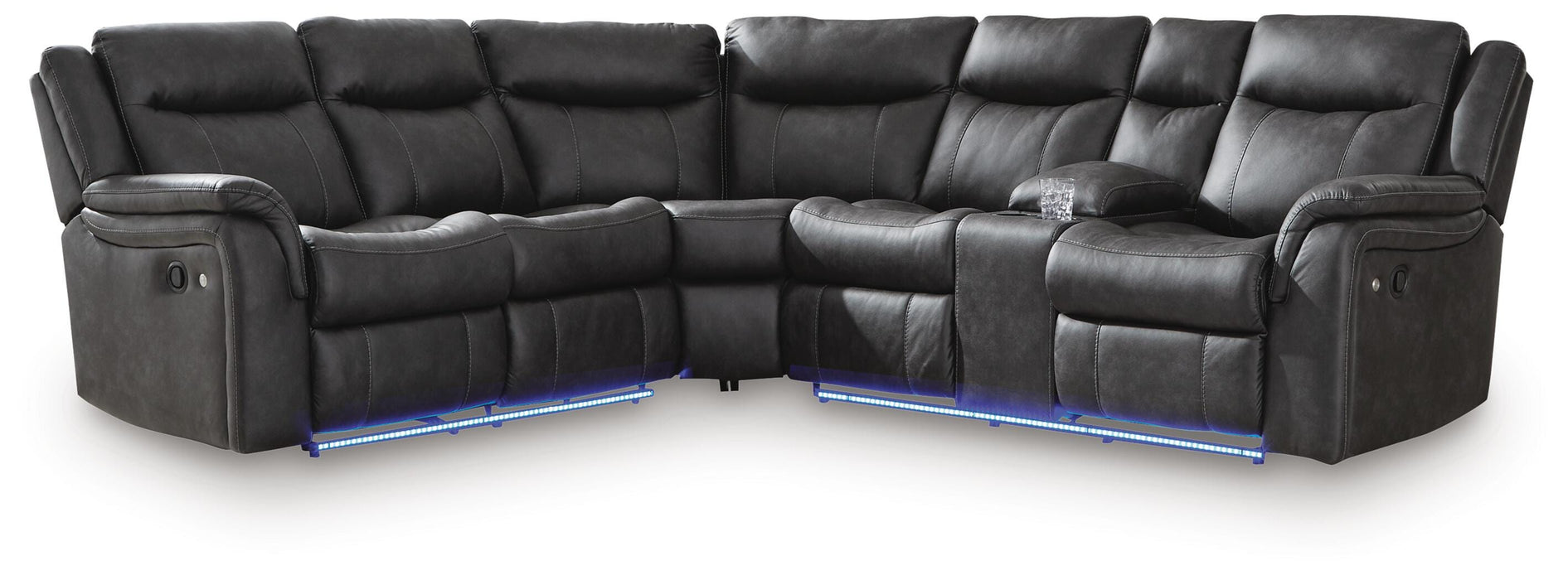 Sultan Meadow Reclining Sectional - De Avenue Furniture