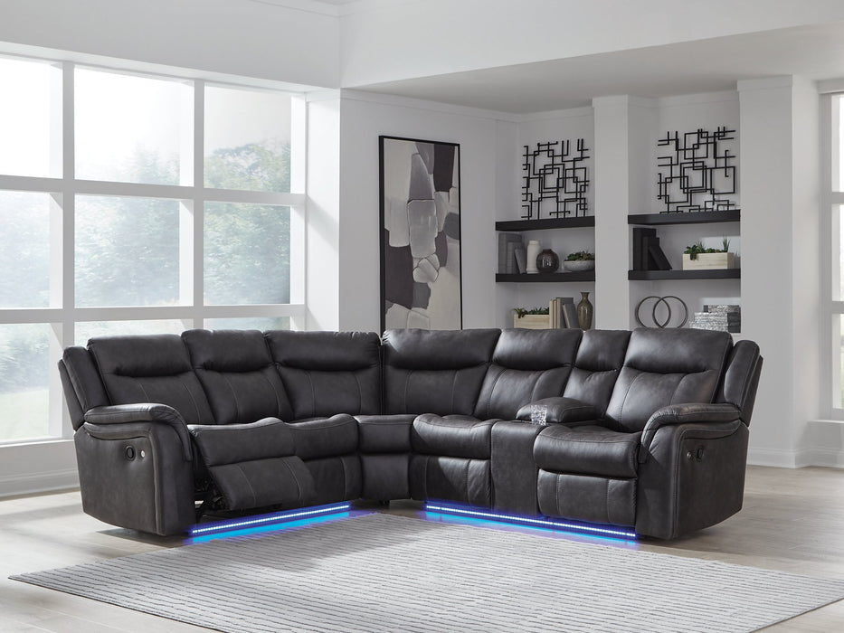 Sultan Meadow Reclining Sectional - De Avenue Furniture