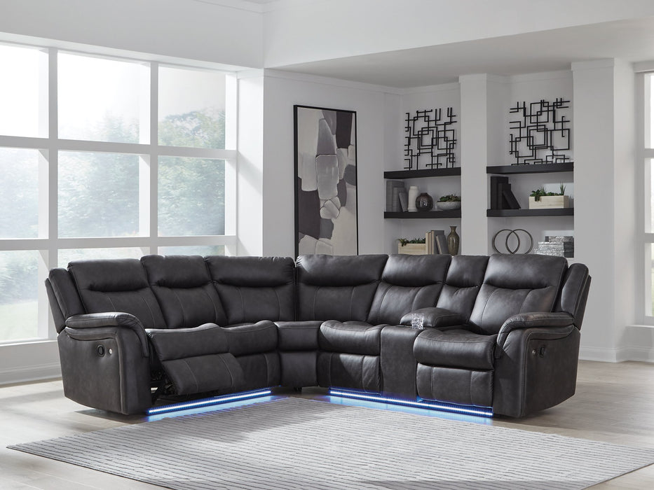 Sultan Meadow Reclining Sectional - De Avenue Furniture