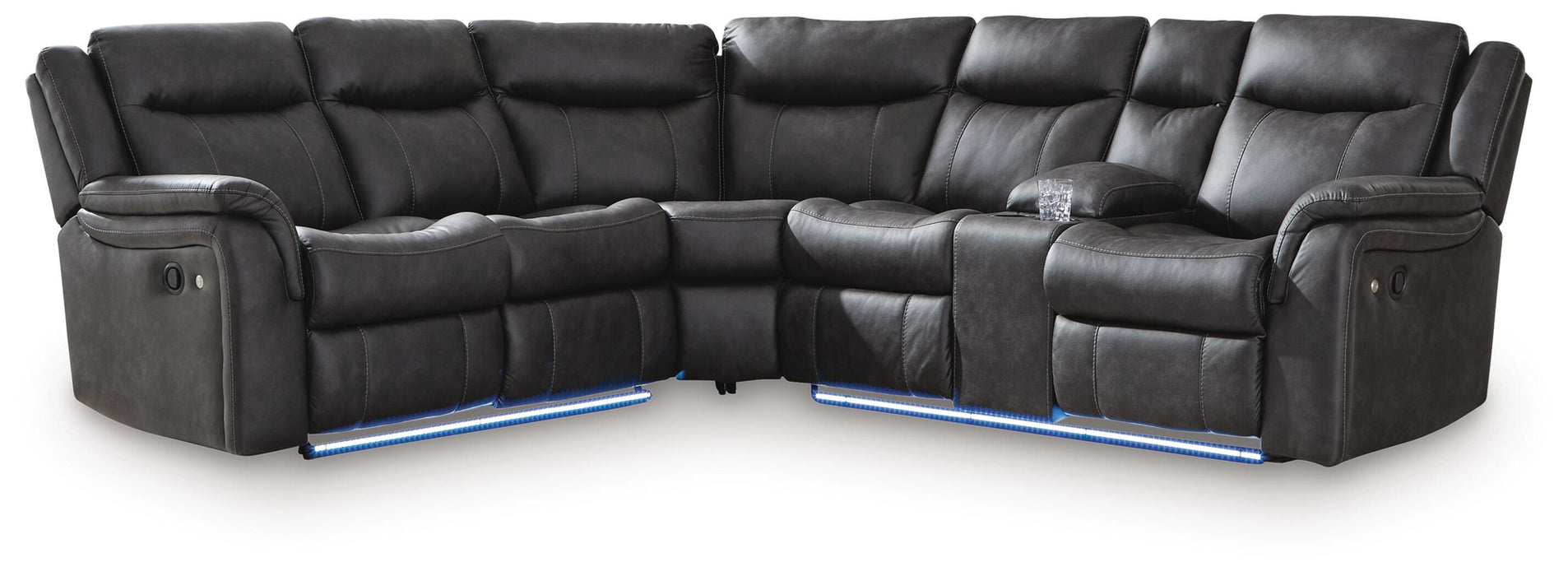 Sultan Meadow Reclining Sectional - De Avenue Furniture