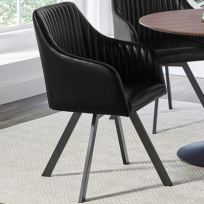 Arika Swivel Dining Arm Chair - De Avenue Furniture