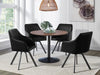 Arika Swivel Dining Arm Chair - De Avenue Furniture