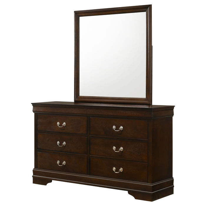 Louis Philippe Dresser with Mirror - De Avenue Furniture