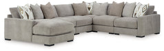 Aslan Court Sectional with Chaise - De Avenue Furniture
