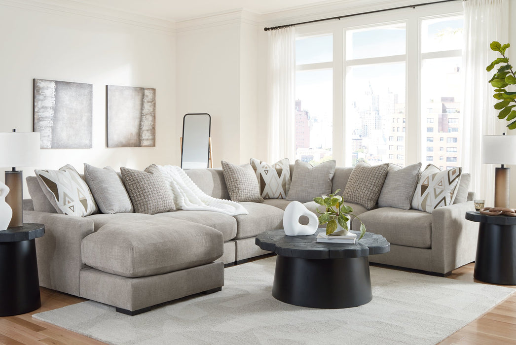 Aslan Court Sectional with Chaise - De Avenue Furniture