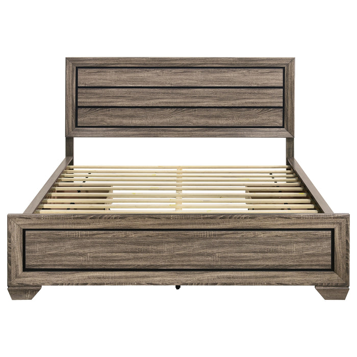 Kauffman Panel Platform Storage Bed - De Avenue Furniture