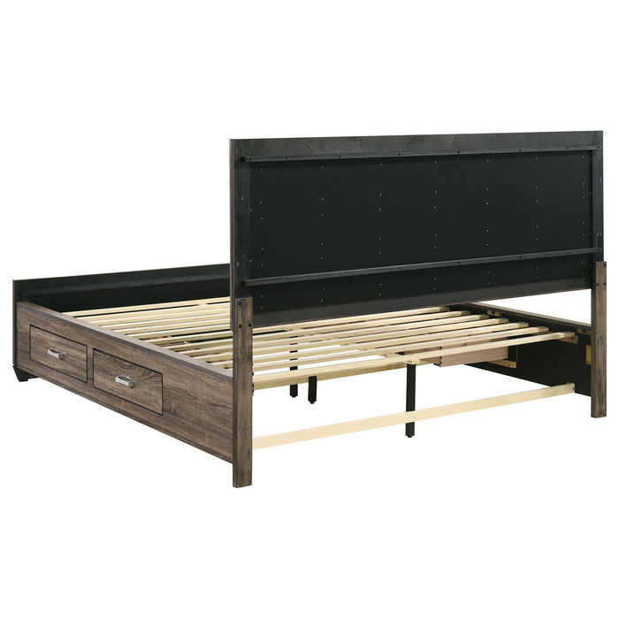 Kauffman Panel Platform Storage Bed - De Avenue Furniture