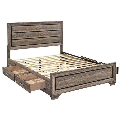 Kauffman Panel Platform Storage Bed - De Avenue Furniture