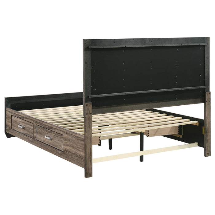 Kauffman Panel Platform Storage Bed - De Avenue Furniture