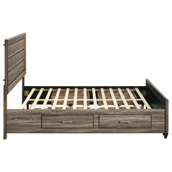 Kauffman Panel Platform Storage Bed - De Avenue Furniture