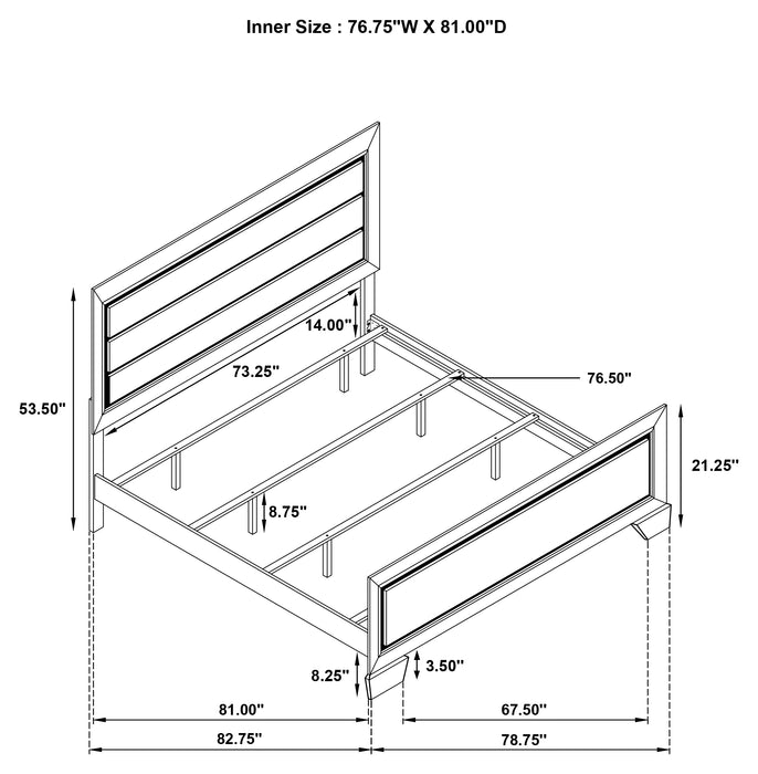 Kauffman Panel Bed - De Avenue Furniture