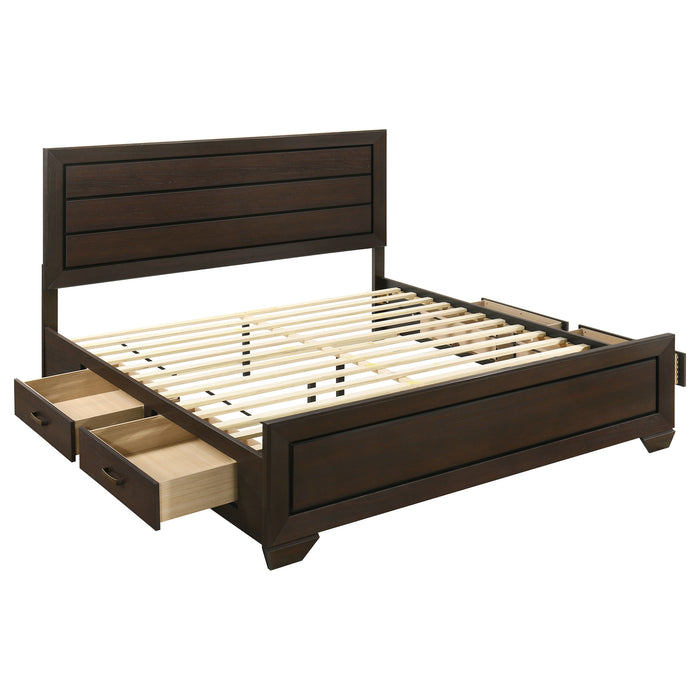 Kauffman Panel Platform Storage Bed - De Avenue Furniture