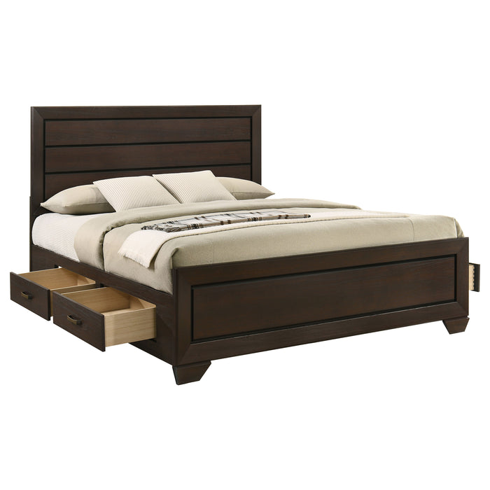 Kauffman Panel Platform Storage Bed - De Avenue Furniture