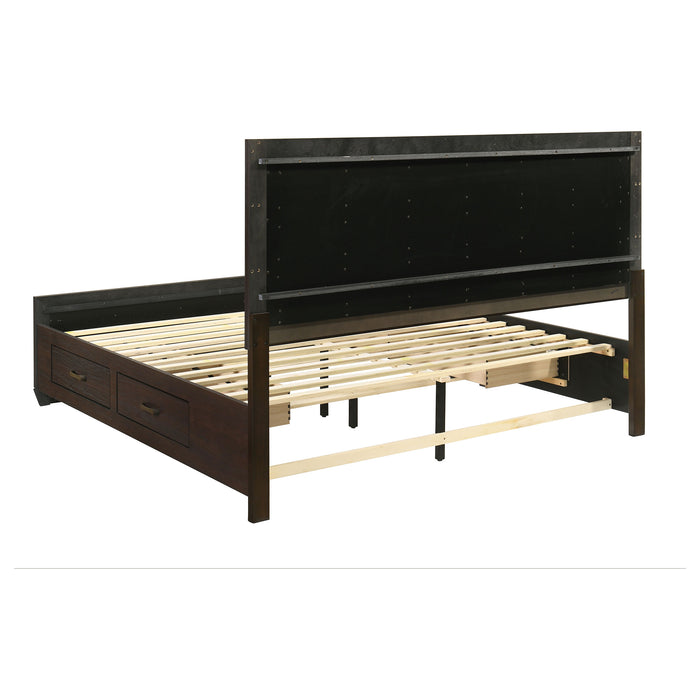 Kauffman Panel Platform Storage Bed - De Avenue Furniture