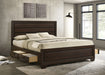 Kauffman Panel Platform Storage Bed - De Avenue Furniture