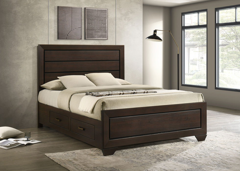 Kauffman Panel Platform Storage Bed - De Avenue Furniture