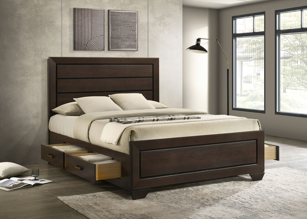 Kauffman Panel Platform Storage Bed - De Avenue Furniture
