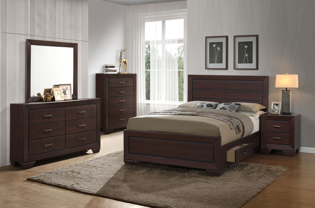 Kauffman Panel Platform Storage Bed - De Avenue Furniture