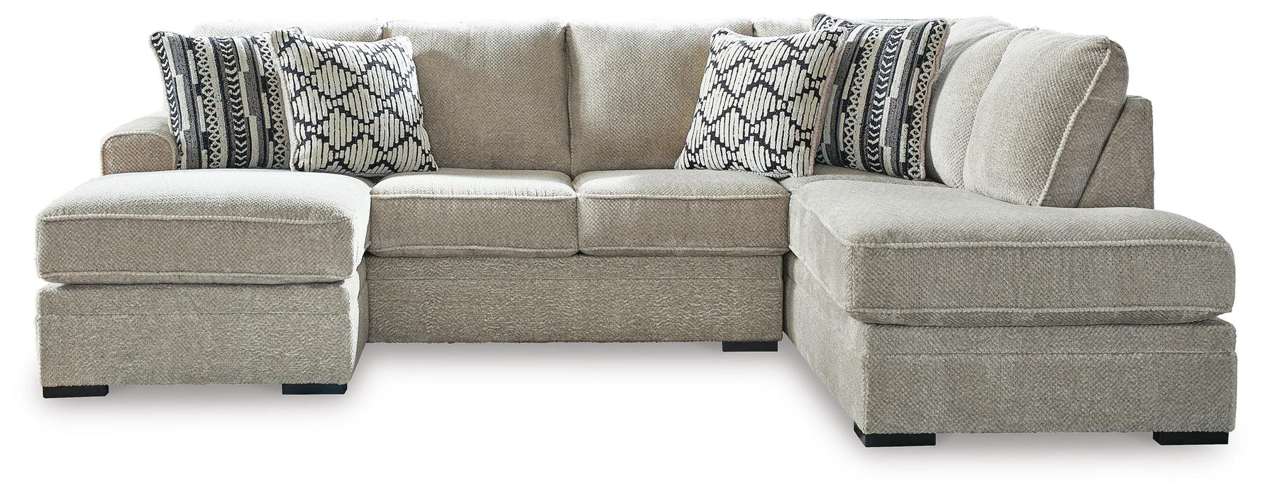 Calnita Sectional with Chaise - De Avenue Furniture