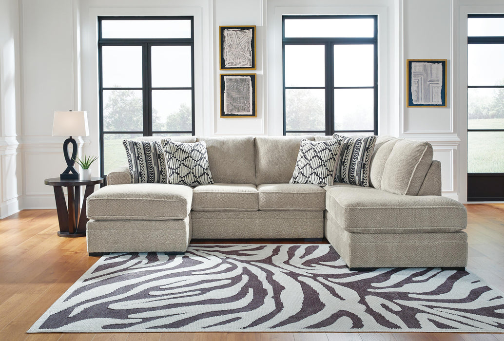 Calnita Sectional with Chaise - De Avenue Furniture