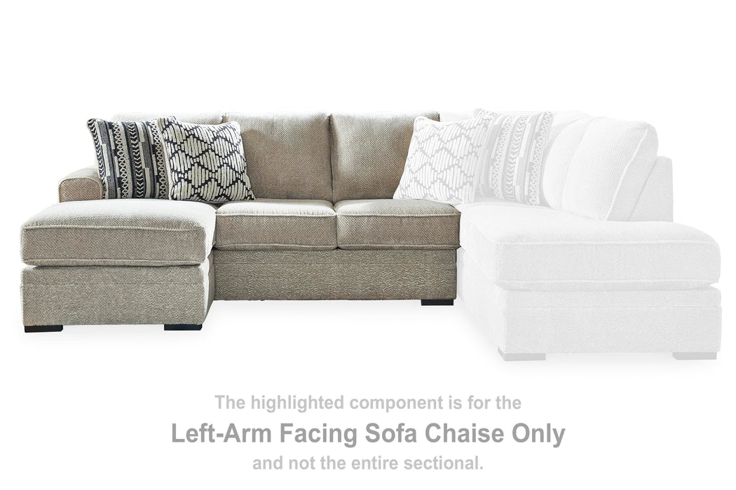 Calnita Sectional with Chaise - De Avenue Furniture