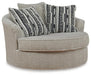 Calnita Oversized Swivel Accent Chair - De Avenue Furniture