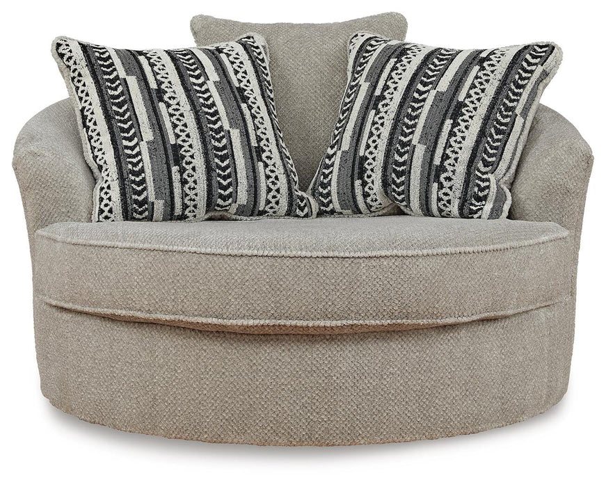 Calnita Oversized Swivel Accent Chair - De Avenue Furniture