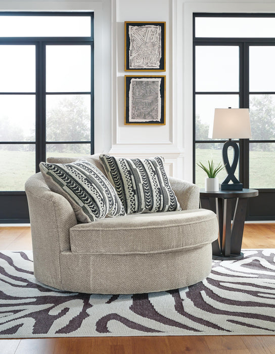 Calnita Oversized Swivel Accent Chair - De Avenue Furniture