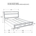 Miranda Panel Platform Storage Bed - De Avenue Furniture