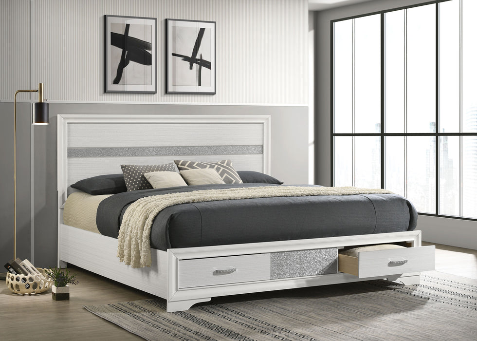 Miranda Panel Platform Storage Bed - De Avenue Furniture