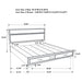 Miranda Panel Platform Storage Bed - De Avenue Furniture