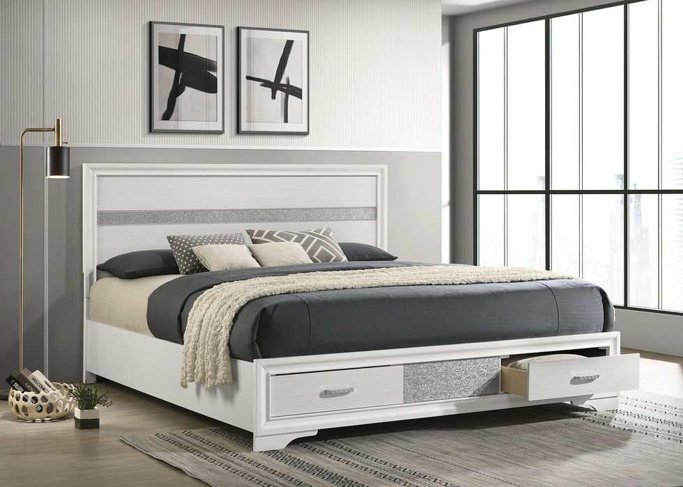 Miranda Panel Platform Storage Bed - De Avenue Furniture
