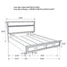 Miranda Panel Platform Storage Bed - De Avenue Furniture
