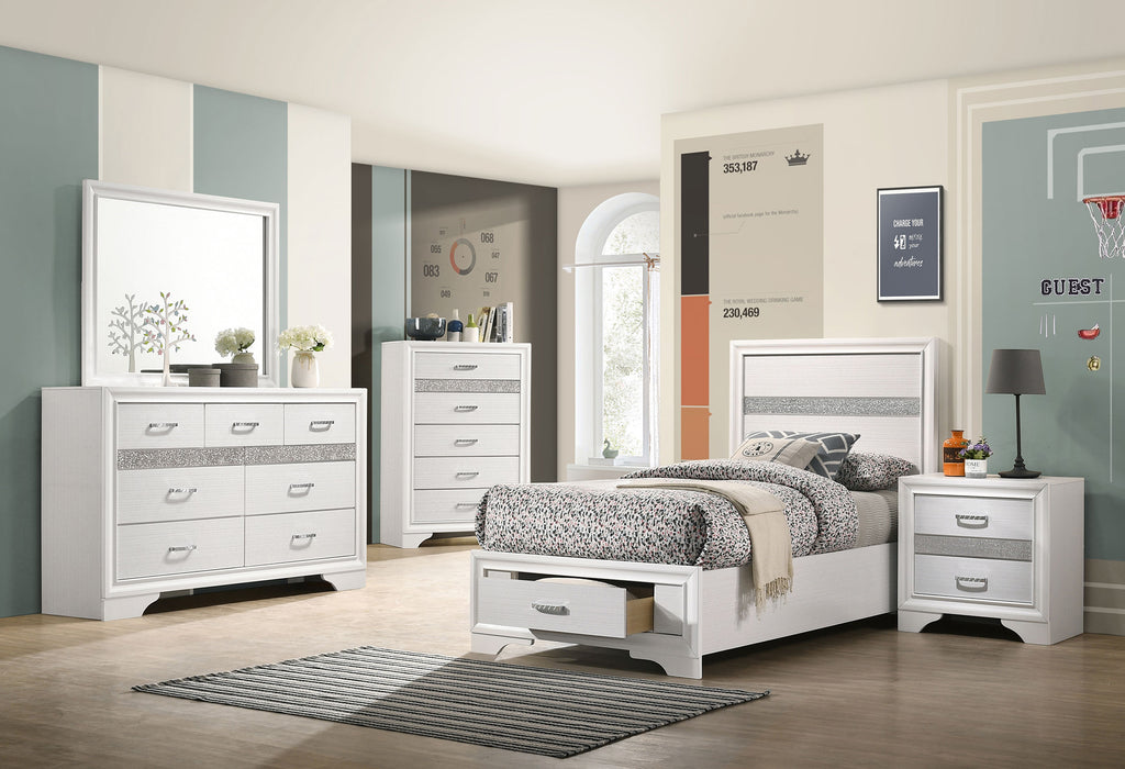 Miranda Panel Platform Storage Bed - De Avenue Furniture