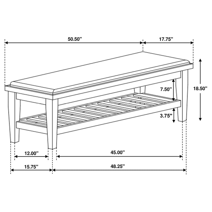 Franco Bedroom Bench - De Avenue Furniture