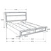 Miranda Panel Platform Storage Bed - De Avenue Furniture