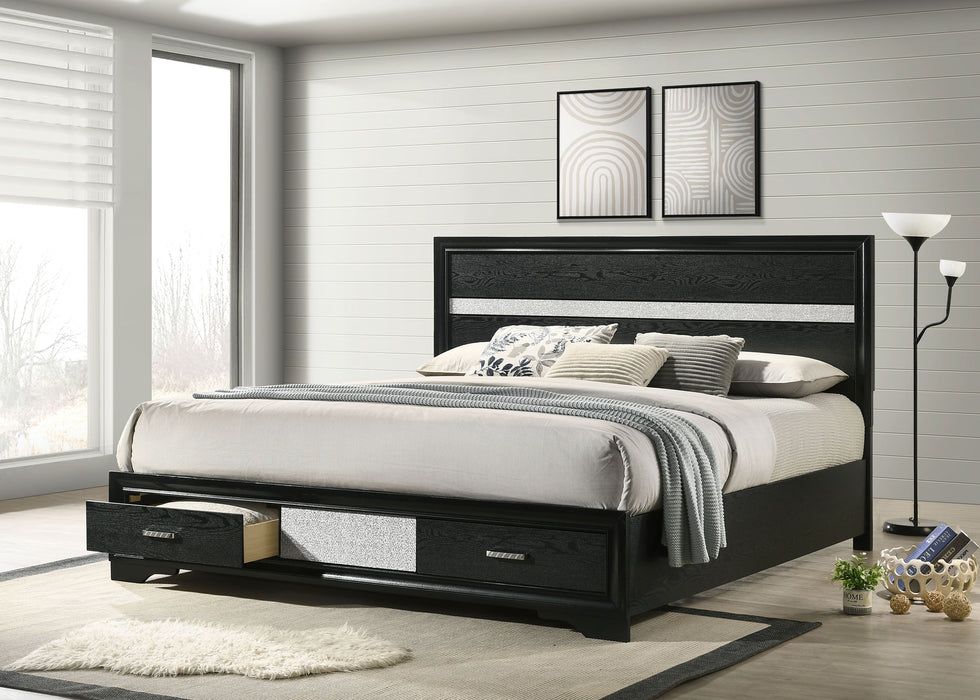 Miranda Panel Platform Storage Bed - De Avenue Furniture