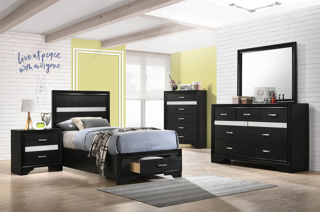 Miranda Panel Platform Storage Bed - De Avenue Furniture