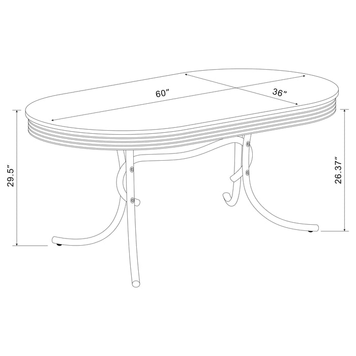 Retro Dining Set - De Avenue Furniture