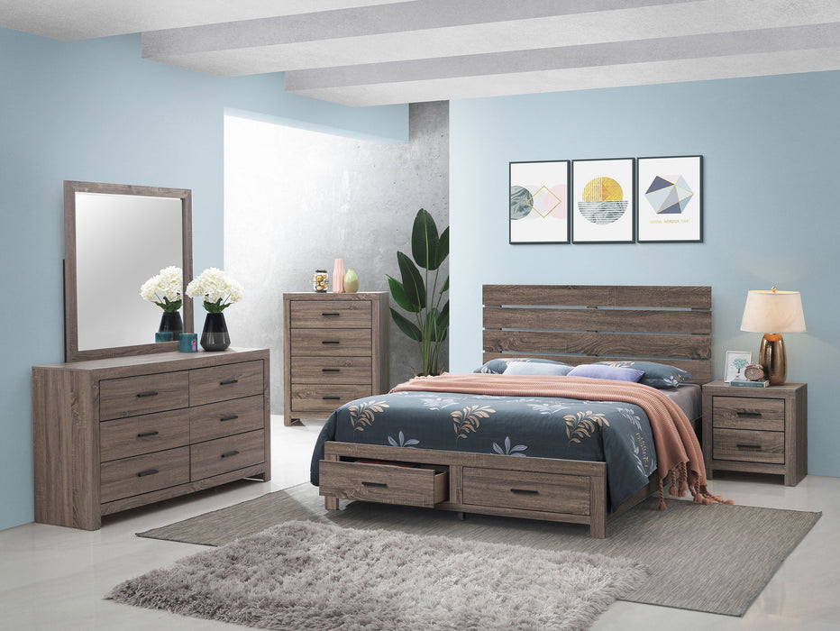 Brantford Panel Platform Storage Bed - De Avenue Furniture