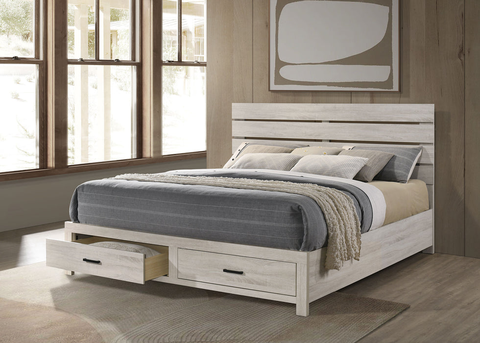 Brantford Panel Platform Storage Bed - De Avenue Furniture