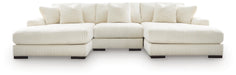 Lindyn Sectional with Double Chaise - De Avenue Furniture