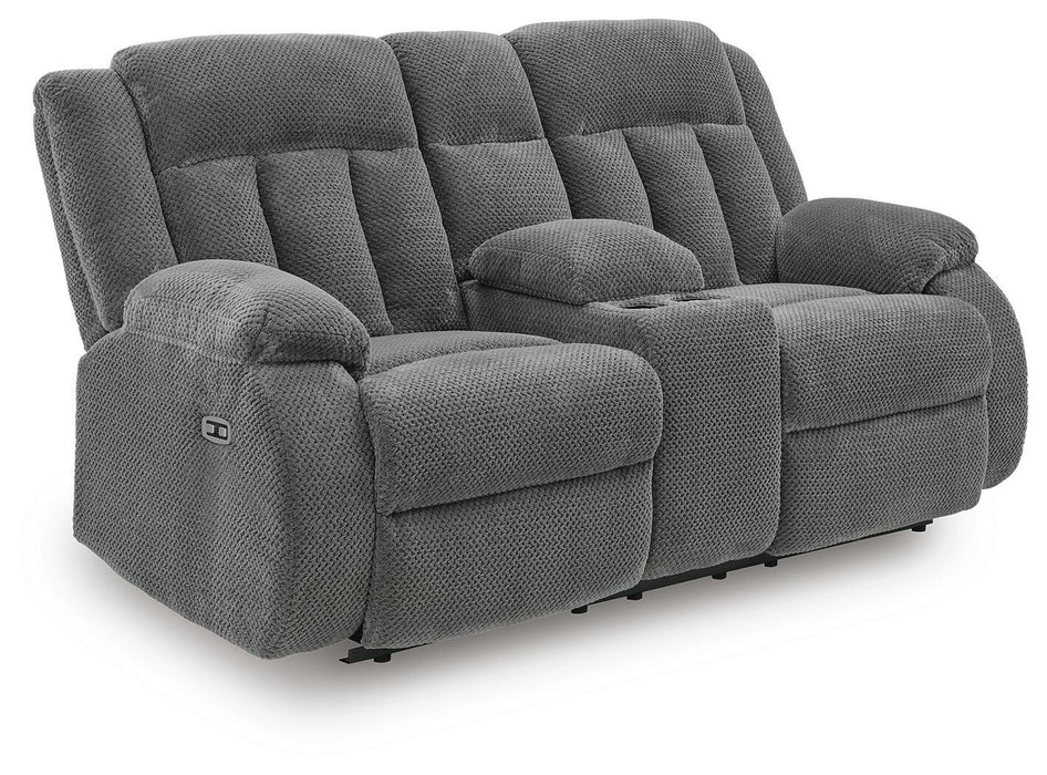 Observation Power Reclining Loveseat with Console - De Avenue Furniture