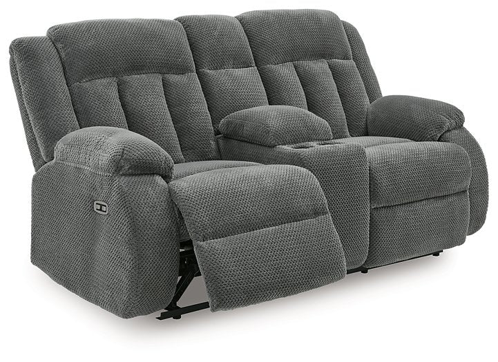 Observation Power Reclining Loveseat with Console - De Avenue Furniture