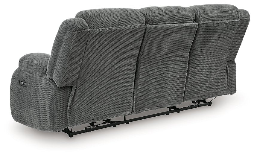Observation Power Reclining Sofa with Drop Down Table - De Avenue Furniture